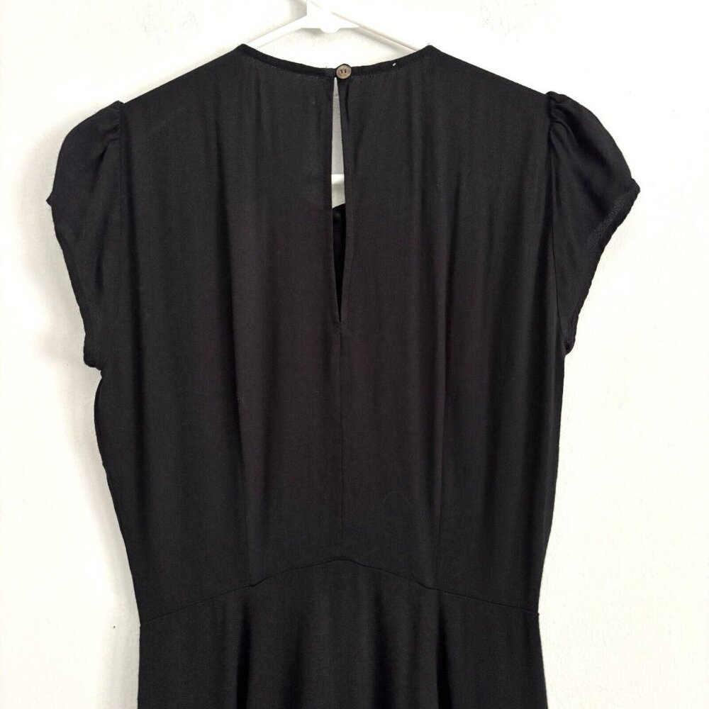 Reformation Black Midi Dress - Picture 8 of 8